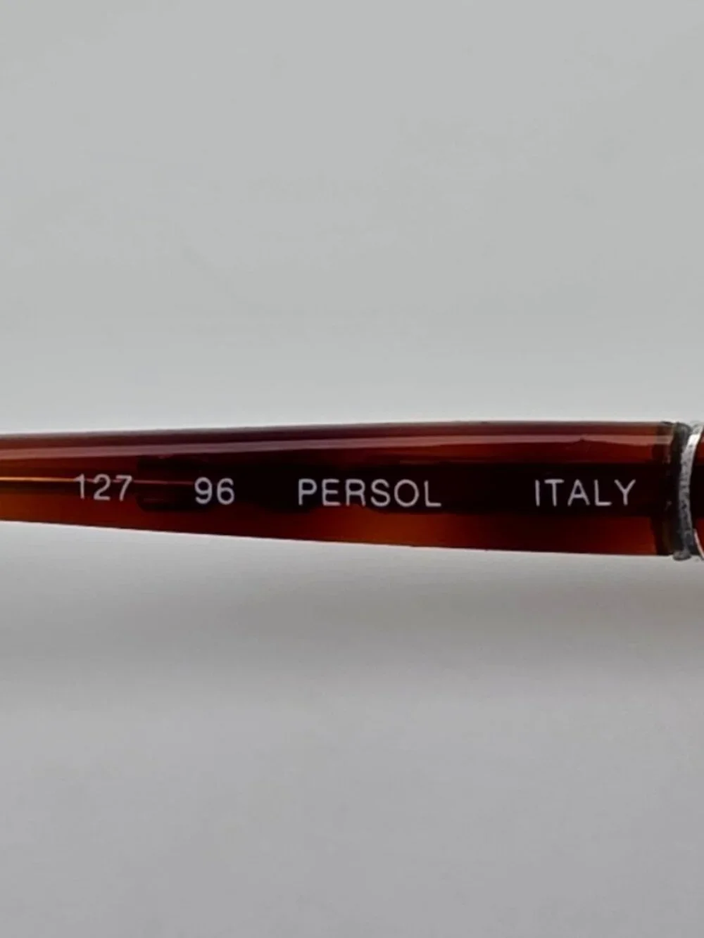 Persol 58230/00 96 Blonde Tortoise Terminator Sunglasses Frame w Case Italy 64mm